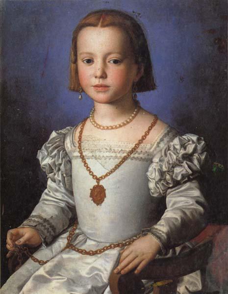 Agnolo Bronzino Portrait of Bia oil painting image